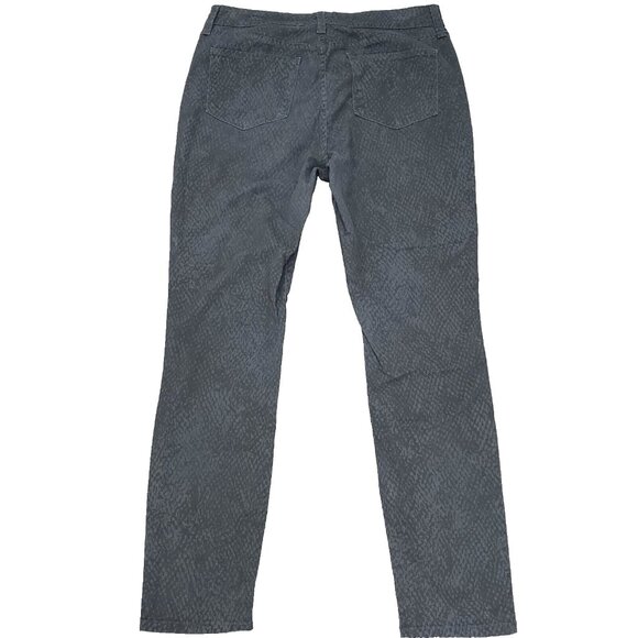 NYDJ Daughters Jeans Leggings Womens 10 Black Leopard Cheetah Print Lift Tuck - Picture 10 of 12